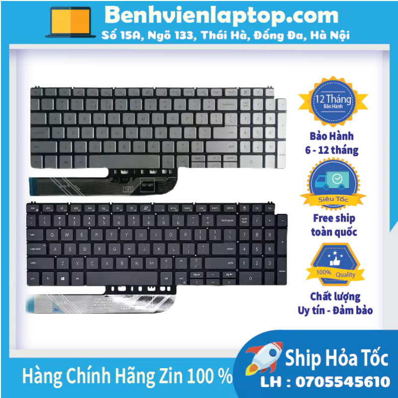 Bàn Phím Laptop Dell Inspiron 5590 5591 5598 5593 5594 5584 Hàng Mới 100%