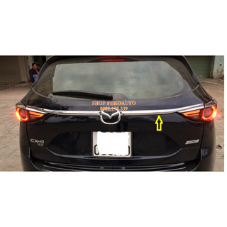 Ốp Trang Trí mý mở cốp Mazda Cx5 2018, 2019, 2020, 2021 2022 2023 2024
