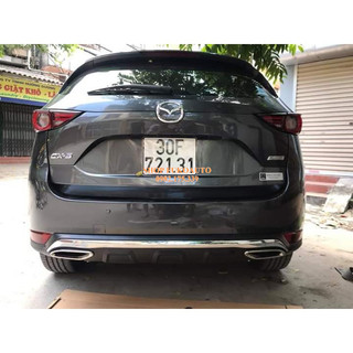Líp pô, ốp pô, ốp cản sau Mazda CX5 mẫu Mer GLC