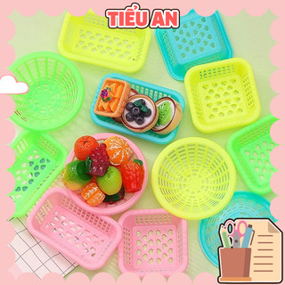 Charm slime/ dụng cụ charm mô hình 3d rổ mini đựng vật dụng