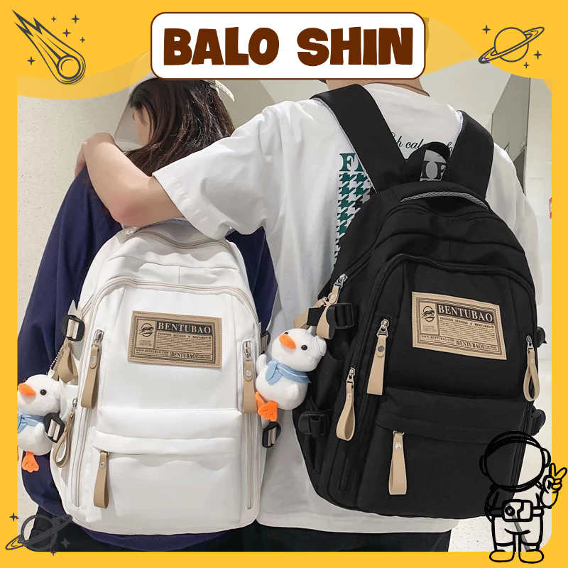 Balo Đi Học Balo boy Phố Đi Học Thời Trang Kiểu Dáng Đơn Giản Phong Cách Retro BZ008