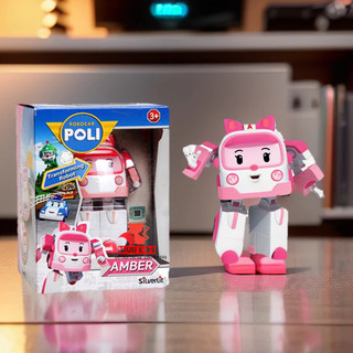 Đồ Chơi Lắp ráp Poli Robot biến hình xe cứu thương cho bé