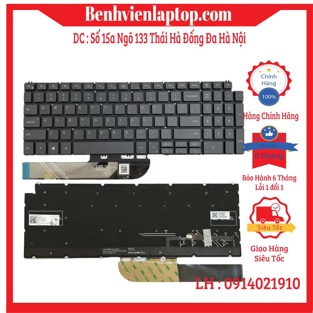 Bàn Phím Laptop Dell Inspiron 15 3501 3502 3505 3505 5501 5502 5508 5509 5584