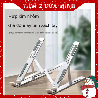 Giá đỡ laptop, macbook, ipad làm bằng hợp kim  nhôm điều chỉnh độ cao, đế tản nhiệt kê laptop, giá đỡ máy tính