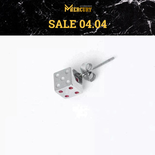 Khuyên tai bấm lỗ nam Mercury Xí Ngầu - Trang sức, Phụ kiện thời trang Unisex - Thiết kế Basic, cá tính