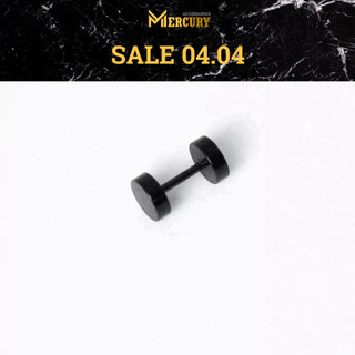 Khuyên tai bấm lỗ nam Mercury nụ trơn - Trang sức, Phụ kiện thời trang Unisex - Thiết kế Basic, cá tính