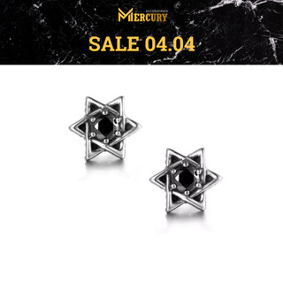 Khuyên tai bấm lỗ nam Mercury Dark Star - Trang sức, Phụ kiện thời trang Unisex - Thiết kế Basic, cá tính