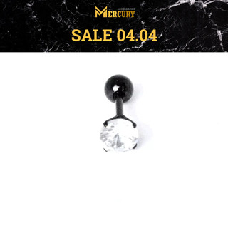 Khuyên tai bấm lỗ nam Mercury CZ Stone - Trang sức, Phụ kiện thời trang Unisex - Thiết kế Basic, cá tính