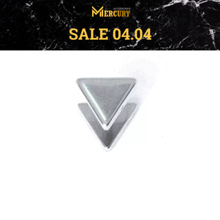 Khuyên tai bấm lỗ nam Mercury Triangle Trang sức, Phụ kiện thời trang Unisex - Thiết kế hình tam giác, cá tính