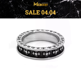 Nhẫn nam Mercury CH Snow V2 - Trang sức, phụ kiện đeo tay thời trang - Thiết kế họa tiết CH, mạnh mẽ, cá tính