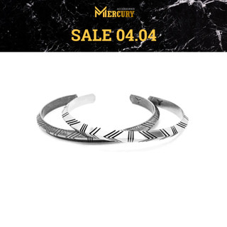 Vòng tay nam/nữ Mercury Geometry Cuff - Trang sức, phụ kiện thời trang trang Unisex - Thiết kế đơn giản, cá tính