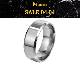 Nhẫn nam Mercury Simple Titanium - Trang sức, phụ kiện đeo tay thời trang - Thiết kế Basic, Minimal