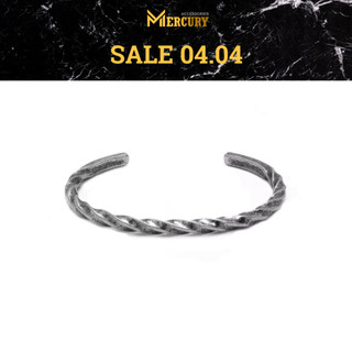 Vòng tay nam/nữ Mercury Spiral Cuff - Trang sức, phụ kiện thời trang đeo tay - Thiết kế xoắn ốc cứng cáp, bền bỉ