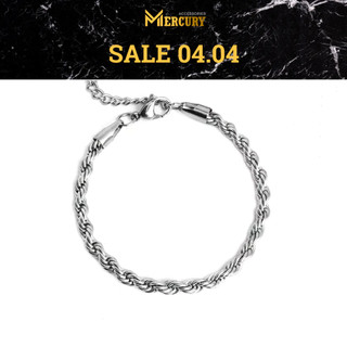 Vòng tay nam/nữ Mercury Helix - Trang sức, phụ kiện thời trang đeo tay - Thiết kế xoắn ốc mới lạ, đơn giản, cá tính