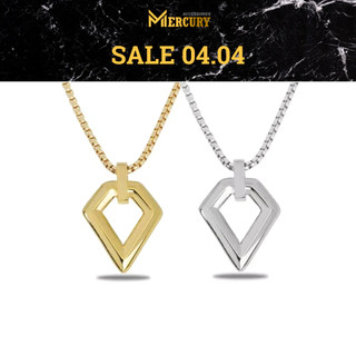 Vòng cổ nam/nữ Mercury Cube Askew - Trang sức, Phụ kiện thời trang Unisex - Thiết kế Basic trang nhã