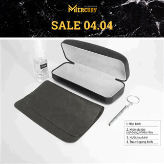 Combo hộp kính và phụ kiện kính Mercury