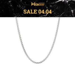 Dây chuyền vòng cổ nam/nữ Mercury màu bạc Basic - Trang sức, Phụ kiện thời trang Unisex - Thiết kế Basic, cá tính