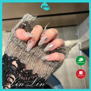 Nailbox thiết kế đính đá nb125 nail box thủ công sang chảnh -annienails