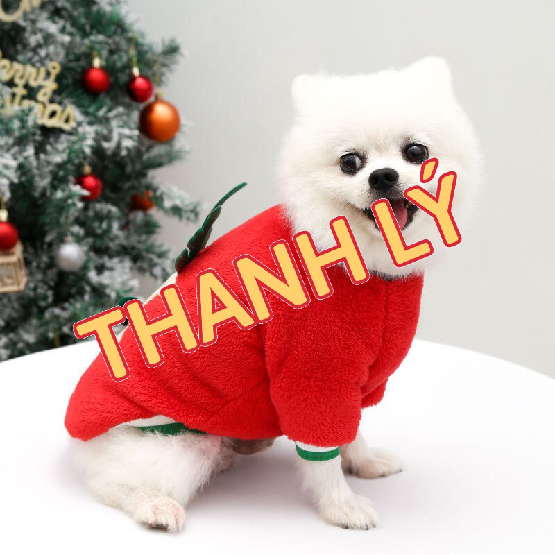 Áo Giáng Sinh Cho Chó Mèo Hoạ Tiết Tuần lộc - Áo Giáng Sinh-Noel Cho Thú Cưng ChunChut PetShop