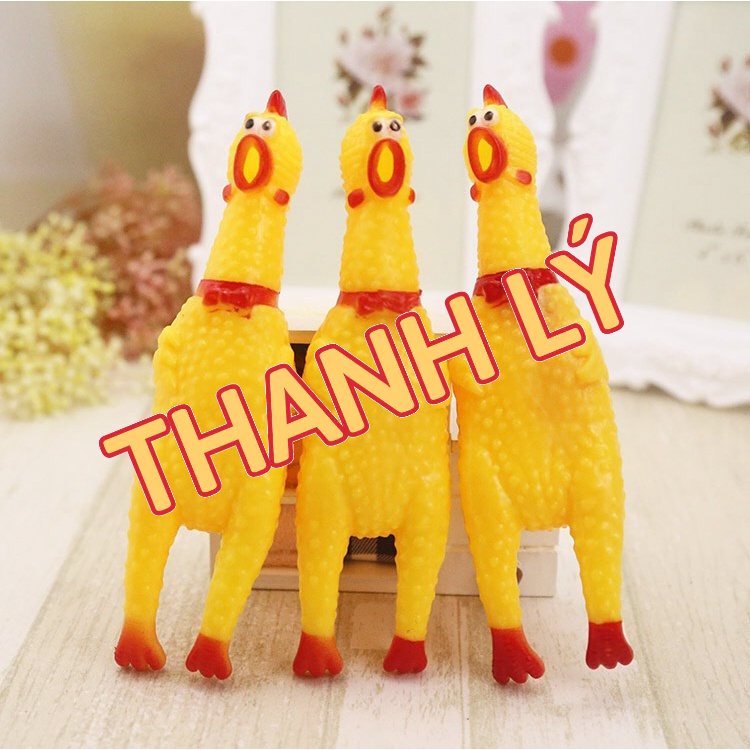 Đồ chơi cho Chó Mèo gà la hét - Shrilling Chicken