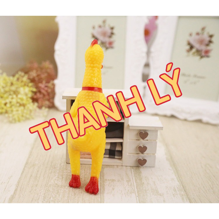 Đồ chơi cho Chó Mèo gà la hét - Shrilling Chicken