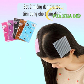Set 2 Miếng Dán Tóc Giữ Mái Phong Cách Hàn Quốc HD4702