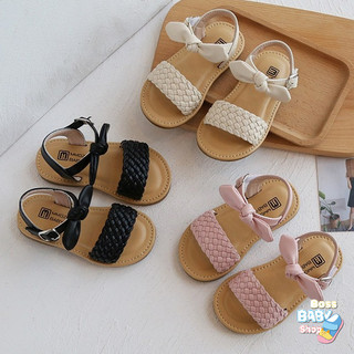 Dép Sandal Bé Gái Trẻ Em Từ 2 Đến 7 Tuổi Quai Ngang Cao Cấp Đính Nơ Đế Mềm Thời Trang ( V732 )