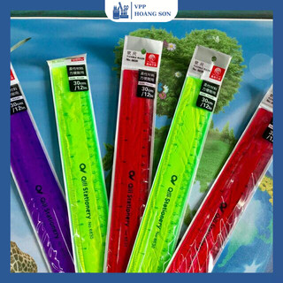 SET 3 Thước Kẻ Dẻo 20cm Sắc Màu Đẹp