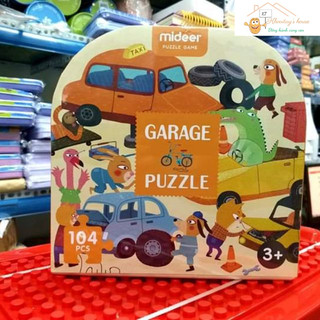 Ghép hình Garage puzzle Vali Mideer chính hãng