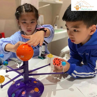 Solar system- Mô hình hệ mặt trời bản chiếu bóng