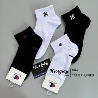 Tất vớ cổ thấp NY Yankees, Champion - Tất vớ thể thao cổ ngắn Streetwear