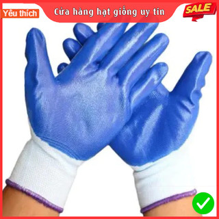 Bộ găng tay làm vườn phủ cao su an toàn chống trượt độ bền cao