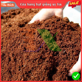 1Kg Mùn xơ dừa đã qua xử lý phù hợp trồng hoa lan rau mầm, cây cảnh...