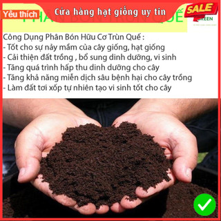1Kg Phân bón trùn quế hữu cơ nguyên chất