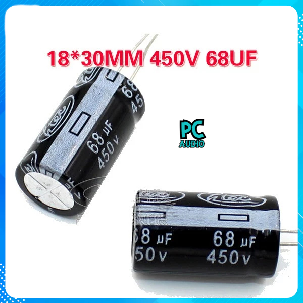 Tụ loa - tụ phân tần 68uF cắt tần số cho loa SUB hơi 450v: Giá 2 tụ