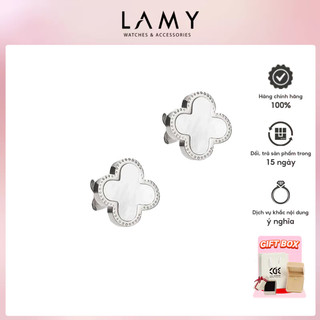 Khuyên tai nữ cde lucky four leaves earrings silver cde3023sv