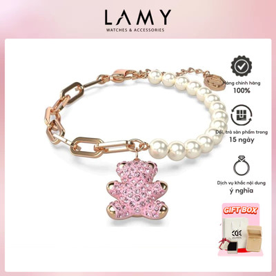 Vòng tay nữ LAMY Teddy Bracelet Bear Rose Gold 2202 - Vòng tay bạch kim cao cấp