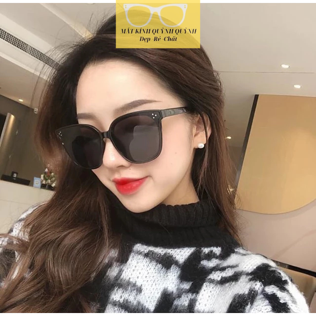 [Ảnh thật] Mắt kính râm thời trang Hàn Quốc sang chảnh - Sỉ kính Quỳnh Quỳnh