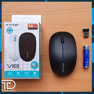 Chuột Không Dây ✨Free Ship✨Chuột Không Dây FORTER V181, Siêu Nhạy, Siêu Bền
