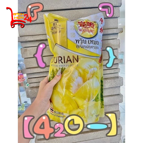 SẦU RIÊNG SẤY THÁI LAN date mới nhất