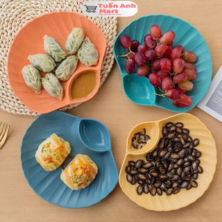 Đĩa nhựa đựng thức ăn hình vỏ sò – đĩa nhựa vỏ sò độc lạ