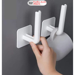 Móc treo khăn giấy dán tường chữ L