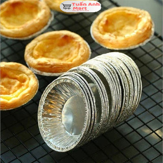 Combo 10 Khuôn giấy bạc Làm Bánh Tart Bằng Lá Nhôm Tiện Dụng