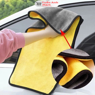 Khăn lau xe 2 lớp chuyên dụng Microfiber 30x30cm
