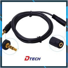 Dây Loa Nối Dài Hiệu DTECH (DT 6215) Jack 3.5mm, Dài 1.5m (Full Box) - Hàng Chuẩn