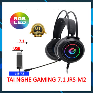 Tai nghe Gaming 7.1 JRS-M2/M1 Led RGB , Cổng USB , Full Box, Âm Thanh Cực Hay, Chính Hãng 100% ,Bảo Hành 6 Tháng