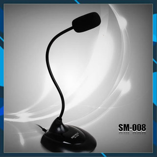Micro thu âm Senicc SM-008 dùng cho máy tính PC/ Laptop - Cổng jack 3.5mm hay cổng USB tự nhận