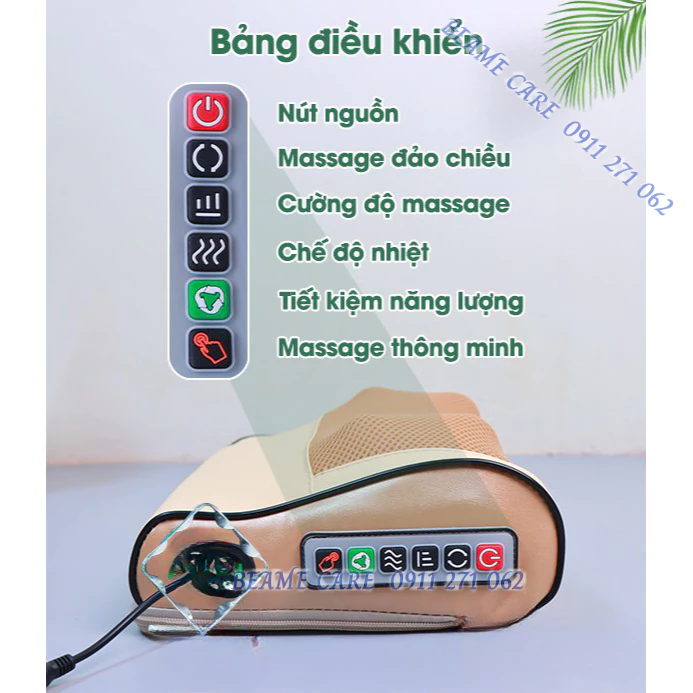 Gối massage cổ vai gáy BEAME BM-G38