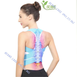 [Mã INBAU404 giảm 40K đơn 249K] Đai Chống Gù Lưng Người Lớn, Dây Đeo, Đai Thẳng Lưng BEAME HG64