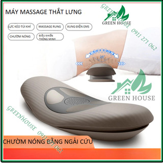 Máy massage thắt lưng ,máy kéo giãn cột sống , thiết bị trị liệu đa năng có công dụng xoa bóp, thư giãn, làm nóng lưng